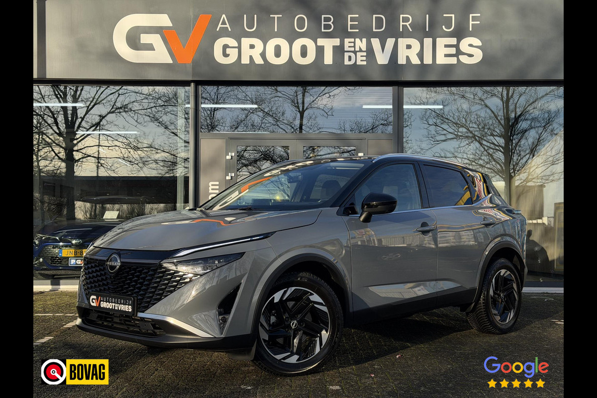 Nissan QASHQAI 1.3 MHEV Xtronic N-Connecta Nardo grijs|stoel/stuurverwarming|Elektrische klep