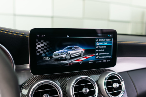 Mercedes-Benz C-Klasse Coupé AMG 63 S Ceramic|Matte lak|Aerodynamica|Full Carbon|Performance stoelen|Burmester|BTW