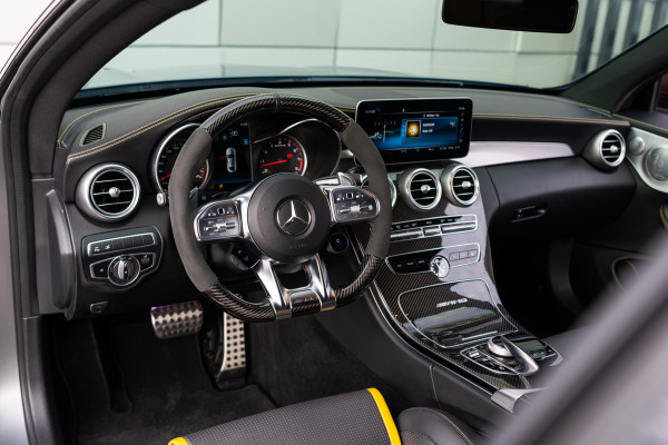 Mercedes-Benz C-Klasse Coupé AMG 63 S Ceramic|Matte lak|Aerodynamica|Full Carbon|Performance stoelen|Burmester|BTW