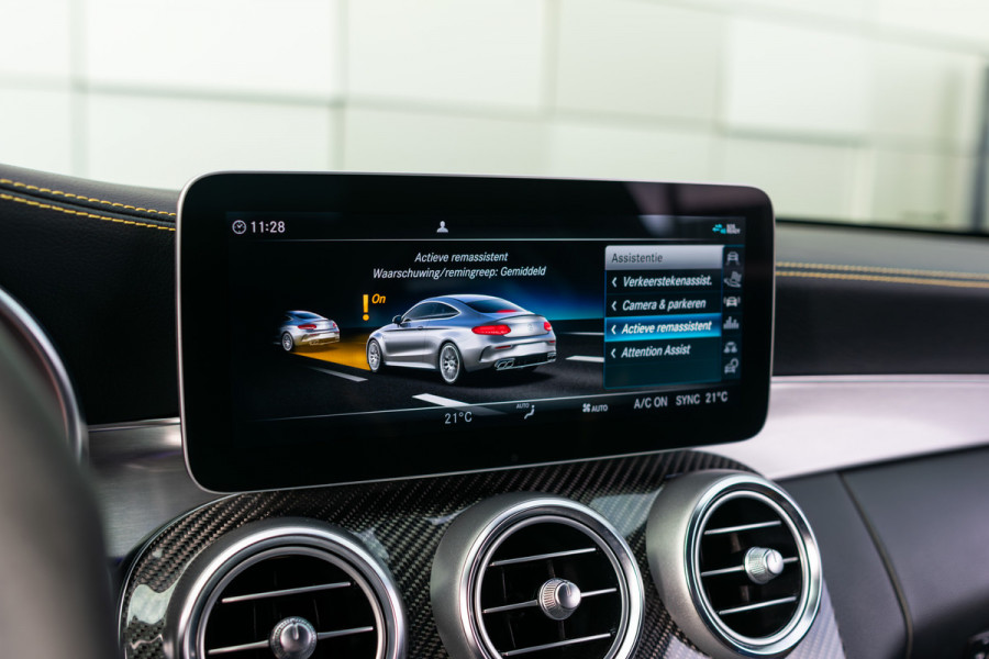 Mercedes-Benz C-Klasse Coupé AMG 63 S Ceramic|Matte lak|Aerodynamica|Full Carbon|Performance stoelen|Burmester|BTW