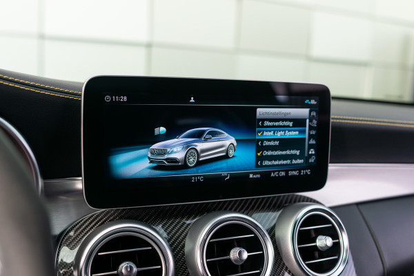 Mercedes-Benz C-Klasse Coupé AMG 63 S Ceramic|Matte lak|Aerodynamica|Full Carbon|Performance stoelen|Burmester|BTW