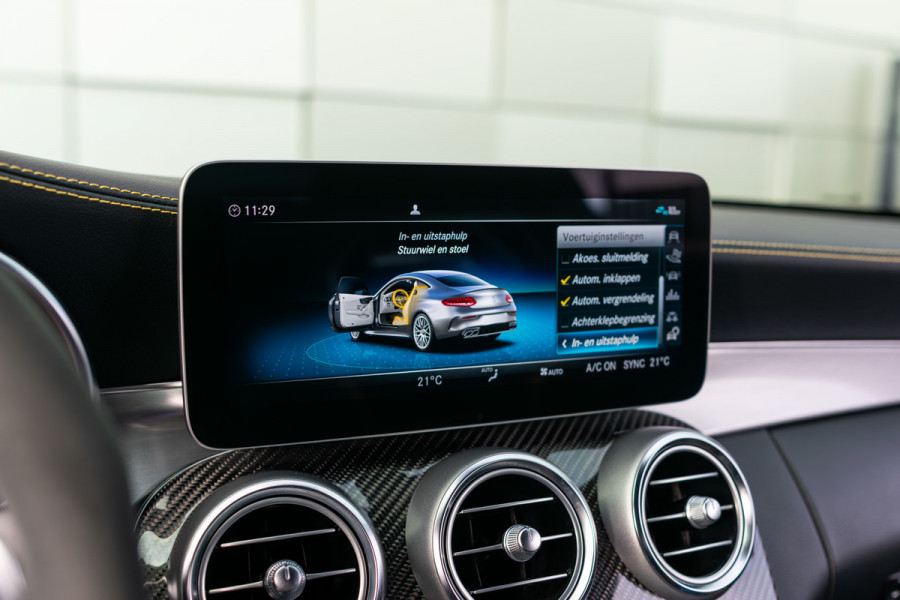 Mercedes-Benz C-Klasse Coupé AMG 63 S Ceramic|Matte lak|Aerodynamica|Full Carbon|Performance stoelen|Burmester|BTW