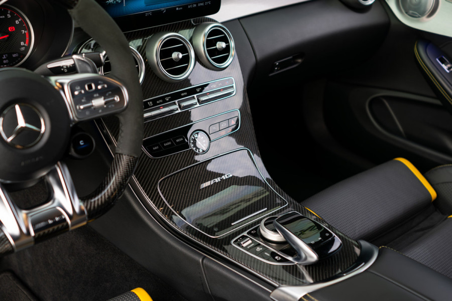 Mercedes-Benz C-Klasse Coupé AMG 63 S Ceramic|Matte lak|Aerodynamica|Full Carbon|Performance stoelen|Burmester|BTW