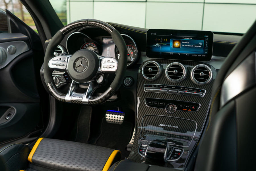 Mercedes-Benz C-Klasse Coupé AMG 63 S Ceramic|Matte lak|Aerodynamica|Full Carbon|Performance stoelen|Burmester|BTW