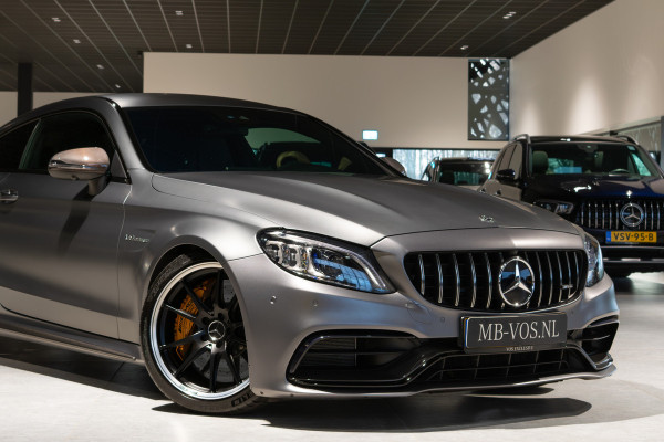 Mercedes-Benz C-Klasse Coupé AMG 63 S Ceramic|Matte lak|Aerodynamica|Full Carbon|Performance stoelen|Burmester|BTW