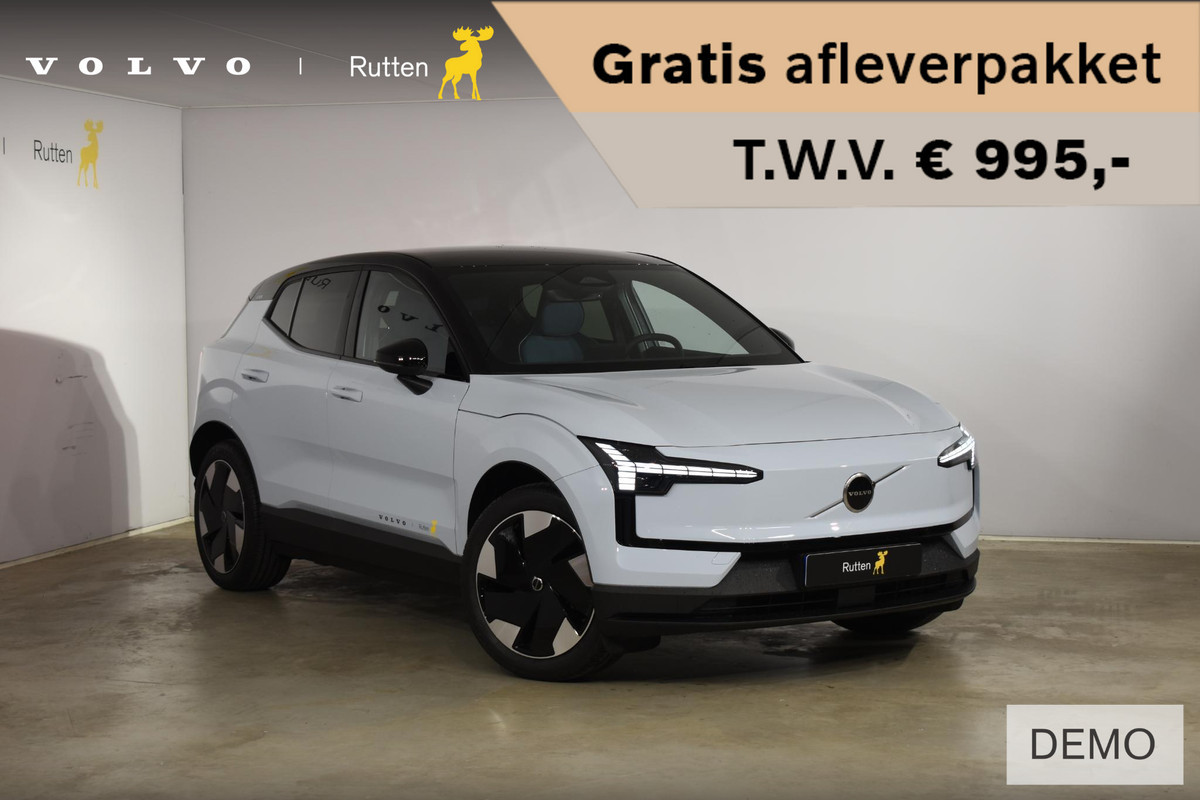 Volvo EX30 272PK Single Motor Extended Range Plus 69 kWh / Climate pack / Cloud Blue / 20 inch Velgen
