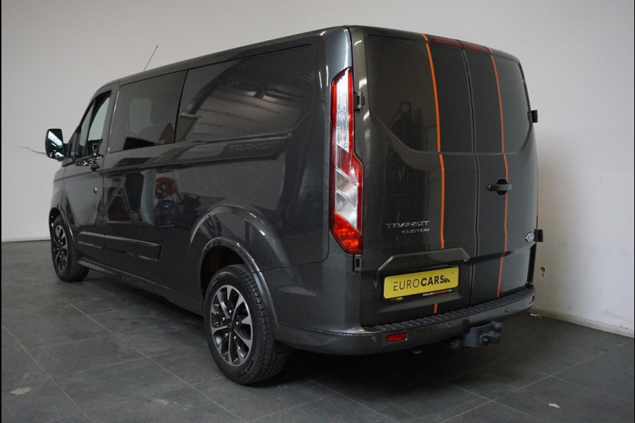 Ford Transit Custom 320 2.0 TDCI L2H1 170PK Sport Dubbele Cabine Aut. Airco ACC Bluetooth Navi Trekhaak