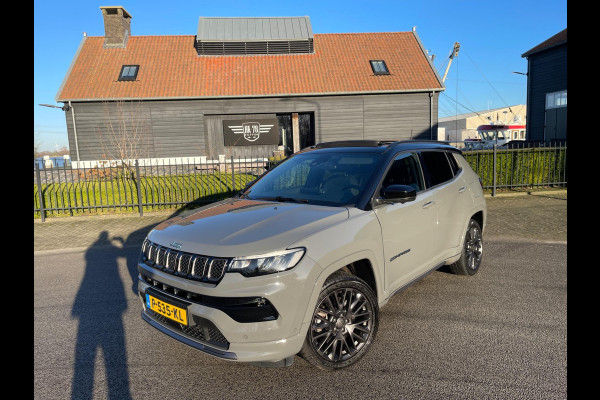 Jeep Compass 4xe 240 Plug-in Hybrid Electric S Panoramadak 360"Camera Leer Navi Led-Xenon Trekhaak