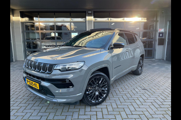 Jeep Compass 4xe 240 Plug-in Hybrid Electric S Panoramadak 360"Camera Leer Navi Led-Xenon Trekhaak
