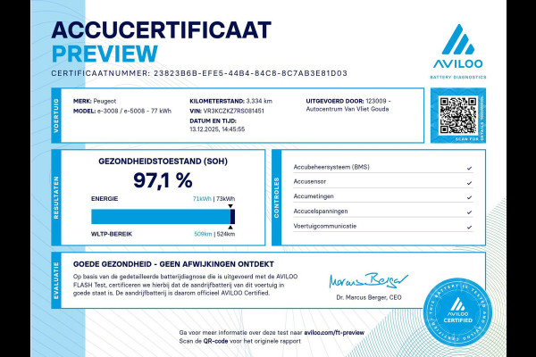 Peugeot E-3008 Allure 73 kWh