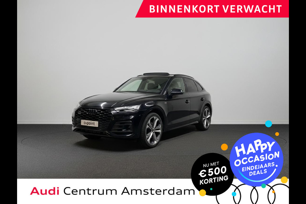 Audi Q5 Sportback 55 TFSI e S edition Competition 367pk | Komt half december binnen | Panoramdak | Head Up Display | Luchtvering | B&O Audio | Verwarmbare voorstoelen | Trekhaak