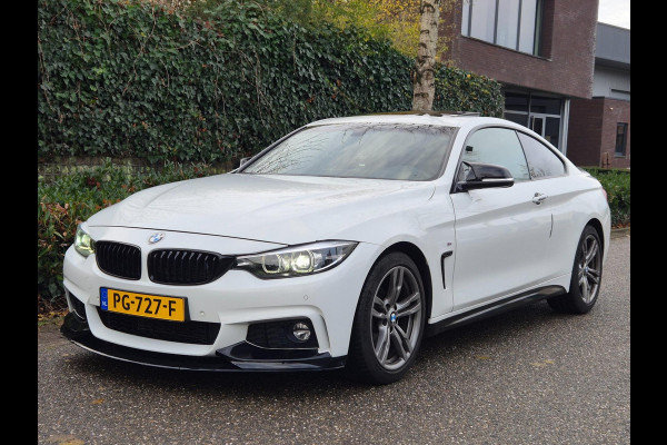BMW 4 Serie Coupé M Sprt Schuifdak Coupé Apple CarPlay Nap NL High Executive F33 M4 uitlaat Spoiler