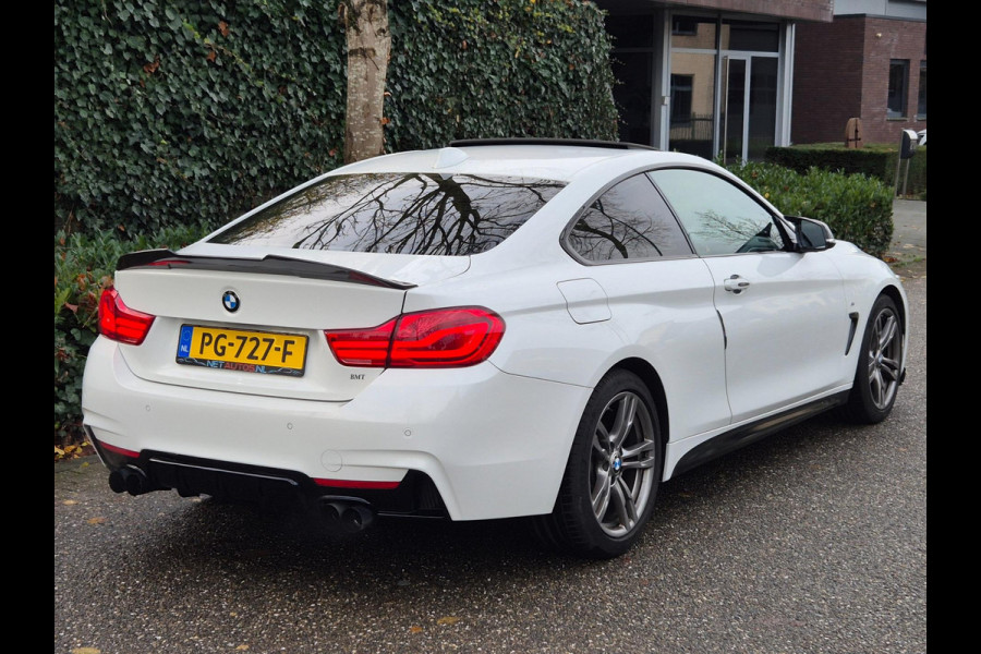 BMW 4 Serie Coupé M Sprt Schuifdak Coupé Apple CarPlay Nap NL High Executive F33 M4 uitlaat Spoiler