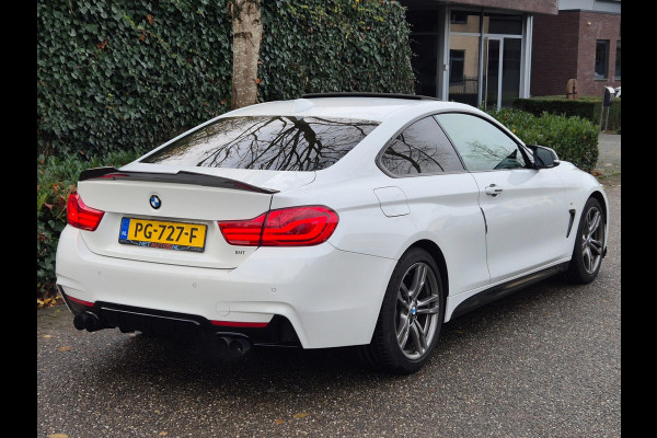 BMW 4 Serie Coupé M Sprt Schuifdak Coupé Apple CarPlay Nap NL High Executive F33 M4 uitlaat Spoiler