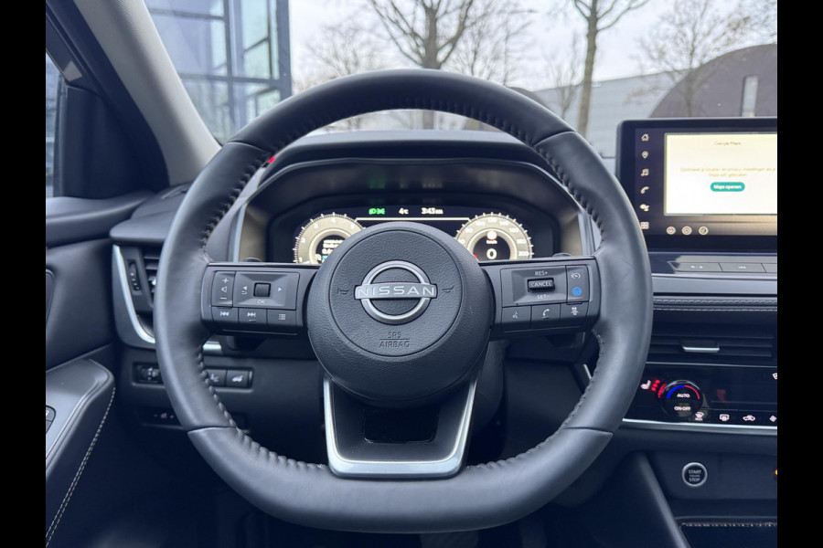 Nissan QASHQAI 1.3 MHEV Xtronic N-Connecta VAN: €37.900,- VOOR: €34.577,- UW EINDEJAARSVOORDEEL: €3.323,- | FABRIEKSGARANTIE| PANO| VOORRUITVERWARMING| STOEL + STUUR VERWARMING| 360 CAMERA| DODE HOEK| HEAD-UP| ELEK. ACHTERKLEP