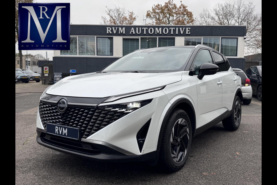 Nissan QASHQAI 1.3 MHEV Xtronic N-Connecta VAN: €37.900,- VOOR: €34.577,- UW EINDEJAARSVOORDEEL: €3.323,- | FABRIEKSGARANTIE| PANO| VOORRUITVERWARMING| STOEL + STUUR VERWARMING| 360 CAMERA| DODE HOEK| HEAD-UP| ELEK. ACHTERKLEP