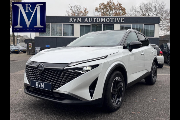 Nissan QASHQAI 1.3 MHEV Xtronic N-Connecta VAN: €37.900,- VOOR: €34.577,- UW EINDEJAARSVOORDEEL: €3.323,- | FABRIEKSGARANTIE| PANO| VOORRUITVERWARMING| STOEL + STUUR VERWARMING| 360 CAMERA| DODE HOEK| HEAD-UP| ELEK. ACHTERKLEP