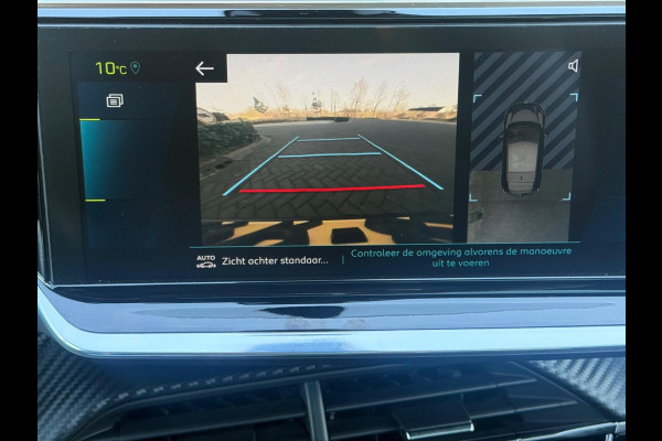 Peugeot e-208 EV GT 350 50 kWh, fase 3, panoramadak, 360 camera, 1/2 lederen sportinterieur,stoelverwarming, parelmoer, 17 inch
