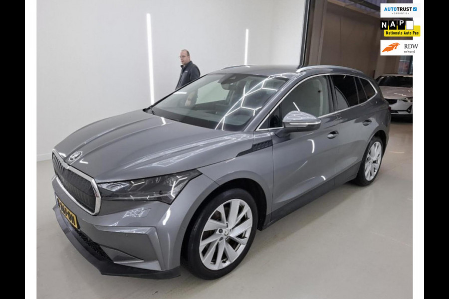 Škoda ENYAQ iV 80 SOH 95 procent, warmtepomp, achteruitrijcamera, vele opties, 1 e eigenaar, NL auto met nap