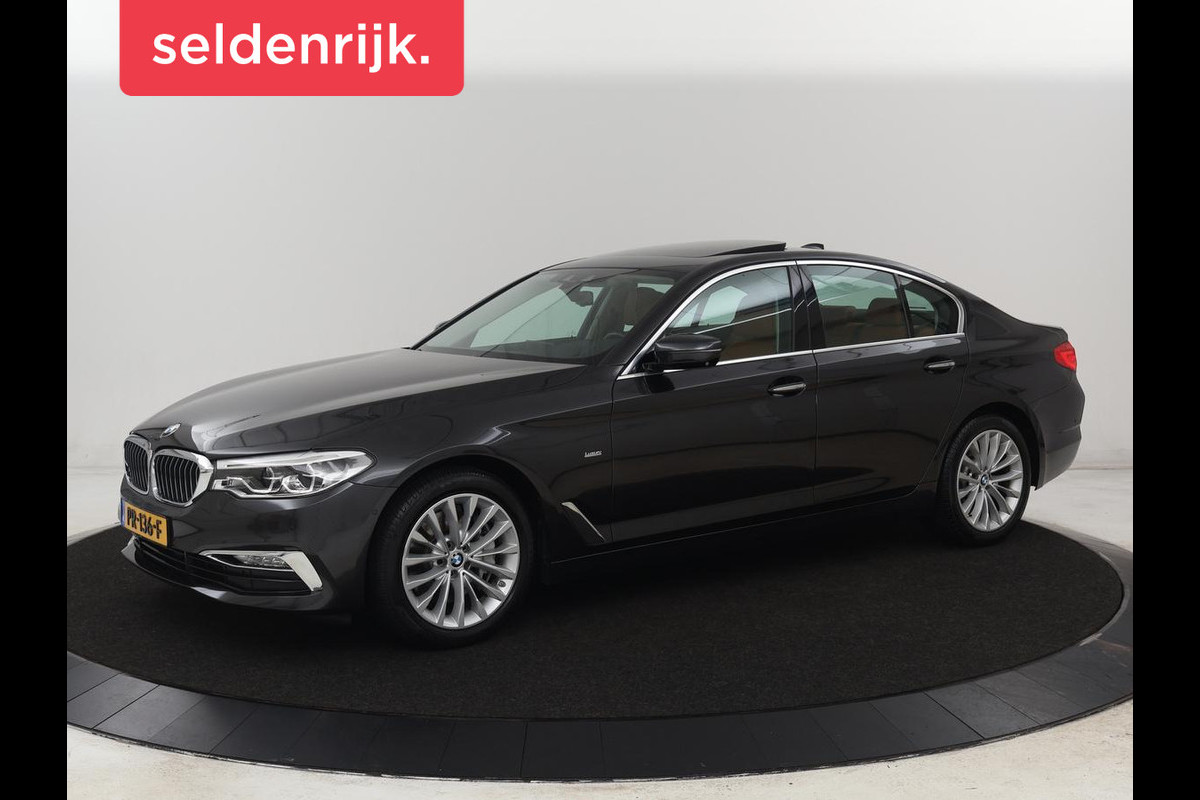 BMW 5 Serie 540i High Executive | 51.800km NAP | Schuifdak | Luxury Line | Leder | 360 Camera | Comfortstoelen | Keyless | Stoelverwarming | Navigatie | Memory | Full LED | Dodehoek detectie | Park Assist