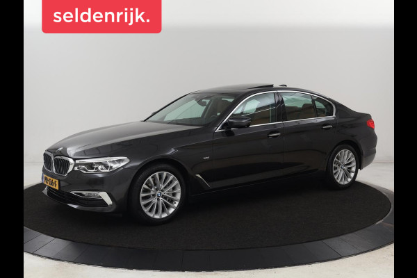 BMW 5 Serie 540i High Executive | 51.800km NAP | Schuifdak | Luxury Line | Leder | 360 Camera | Comfortstoelen | Keyless | Stoelverwarming | Navigatie | Memory | Full LED | Dodehoek detectie | Park Assist