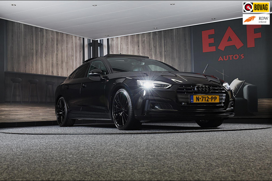 Audi A5 Sportback 2.0 TFSI S Line / AUT /190 Pk / Virtual Cockpit / ACC / Open Panoramadak / Navi / Led / Pdc / 19 Inch / Trekhaak
