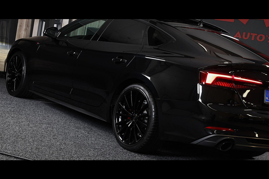 Audi A5 Sportback 2.0 TFSI S Line / AUT /190 Pk / Virtual Cockpit / ACC / Open Panoramadak / Navi / Led / Pdc / 19 Inch / Trekhaak