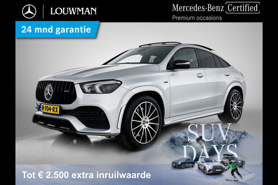 Mercedes-Benz GLE Coupe 350 e 4MATIC AMG line Panoramadak | Multispaaks lichtmetalen velgen | Navigatie | parking support | alarm | Inclusief 24 maanden MB Certified garantie voor Europa.