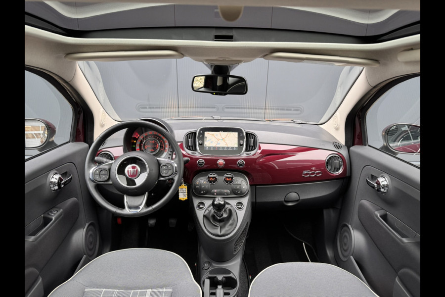Fiat 500 0.9 TwinAir Turbo Lounge | Navigatie | Panorama | Cruise control | Airco