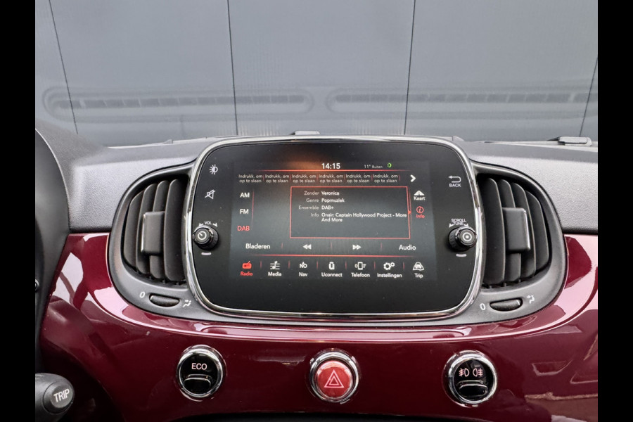 Fiat 500 0.9 TwinAir Turbo Lounge | Navigatie | Panorama | Cruise control | Airco