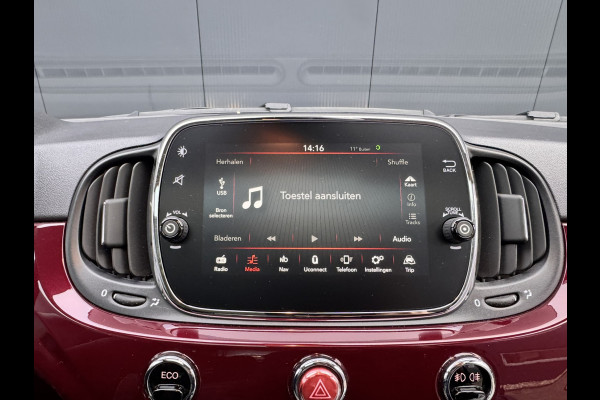 Fiat 500 0.9 TwinAir Turbo Lounge | Navigatie | Panorama | Cruise control | Airco