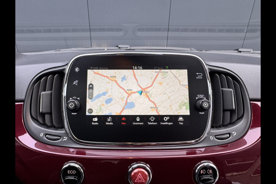 Fiat 500 0.9 TwinAir Turbo Lounge | Navigatie | Panorama | Cruise control | Airco