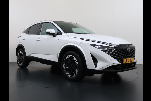 Nissan QASHQAI 1.3 MHEV Xtronic N-Connecta | FABRIEKSGARANTIE| PANO| VOORRUITVERWARMING| STOEL + STUUR VERWARMING| 360 CAMERA| DODE HOEK| HEAD-UP| ELEK. ACHTERKLEP