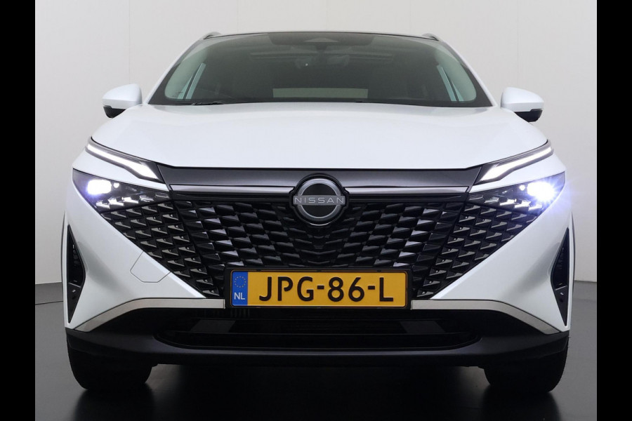Nissan QASHQAI 1.3 MHEV Xtronic N-Connecta | FABRIEKSGARANTIE| PANO| VOORRUITVERWARMING| STOEL + STUUR VERWARMING| 360 CAMERA| DODE HOEK| HEAD-UP| ELEK. ACHTERKLEP