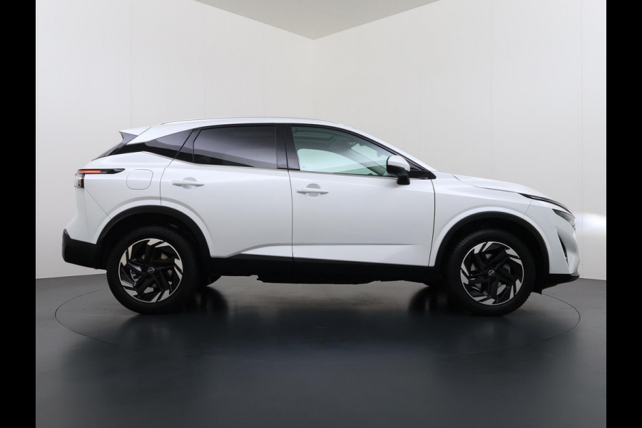 Nissan QASHQAI 1.3 MHEV Xtronic N-Connecta | FABRIEKSGARANTIE| PANO| VOORRUITVERWARMING| STOEL + STUUR VERWARMING| 360 CAMERA| DODE HOEK| HEAD-UP| ELEK. ACHTERKLEP