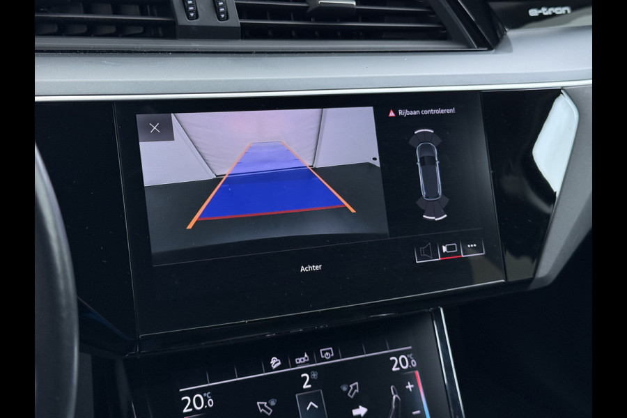 Audi e-tron 50 Quattro Business Edition 71kWh SOH 91% Navi Ecc Memory Camera DAB Pdc Stoelverwarming Elek.Stoelen Led Elek. Achterklep Lmv Privacy Glas Keyless Origineel Nederlandse Auto