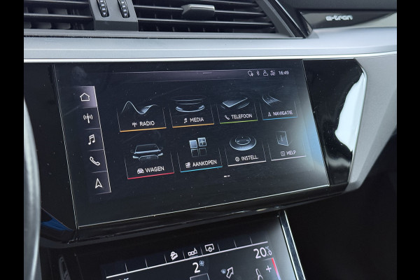 Audi e-tron 50 Quattro Business Edition 71kWh SOH 91% Navi Ecc Memory Camera DAB Pdc Stoelverwarming Elek.Stoelen Led Elek. Achterklep Lmv Privacy Glas Keyless Origineel Nederlandse Auto