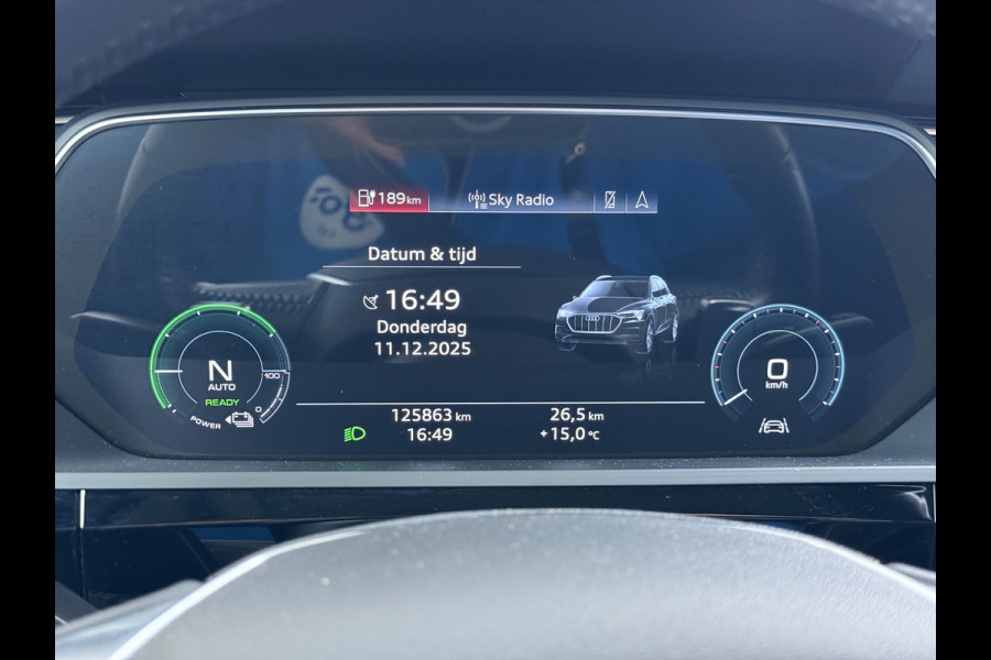 Audi e-tron 50 Quattro Business Edition 71kWh SOH 91% Navi Ecc Memory Camera DAB Pdc Stoelverwarming Elek.Stoelen Led Elek. Achterklep Lmv Privacy Glas Keyless Origineel Nederlandse Auto