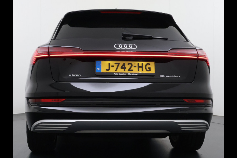 Audi e-tron 50 Quattro Business Edition 71kWh SOH 91% Navi Ecc Memory Camera DAB Pdc Stoelverwarming Elek.Stoelen Led Elek. Achterklep Lmv Privacy Glas Keyless Origineel Nederlandse Auto