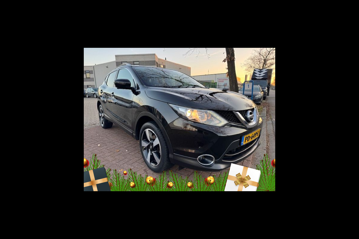Nissan QASHQAI 1.6 Turbo 164pk N-Vision Airco/ECC,Navigatie,Camera,Panoramadak,Leder/Alcantara Interieur