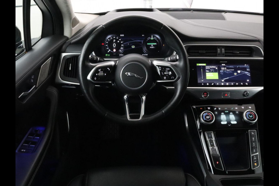 Jaguar I-PACE EV400 HSE 90 kWh | Panoramadak | Head-Up | Luchtvering | 360 Camera | Stoelverwarming | Adaptive cruise | Matrix LED | Carplay | Leder | Meridian Surround | Navigatie | Park Assist