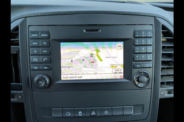 Mercedes-Benz Vito 116CDI LANG DUBBELE CABINE AUTOMAAT LED 2X SCHUIFDEUREN CRUISE CLIMATE CONTROL PDC CAMERA TREKHAAK