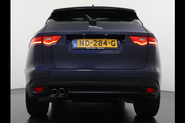 Jaguar F-Pace 2.0D AWD AUT-8 Portfolio Leer Pano-Dak Digitaal Dashboard Camera Meridian®-Audio Navi 4-Zone Ecc Android Auto Apple Carplay Pdc Stoel+Achterbankverwarming Elek.Stoelen+Memory Lmv 19" Bi-xenon Blind Spot Keyless Elek.Achterklep Origineel Nederlandse Auto Nieuwprijs  €87.786,- Zeer compleet!