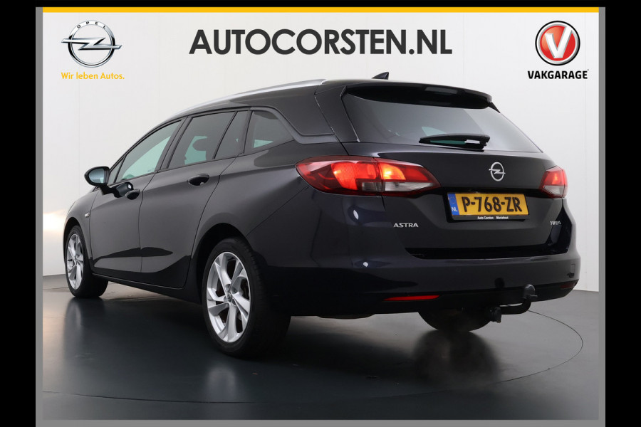 Opel Astra Sports Tourer 1.4 Turbo Trekhaak Navi Ecc Camera Pdc AGR-Comfort Stoel Apple Carplay Android Auto Stuur+Stoelverwarming Lane Assist Led Lmv 17" Regen-Lichtsensor Complete Opel Astra Tourer