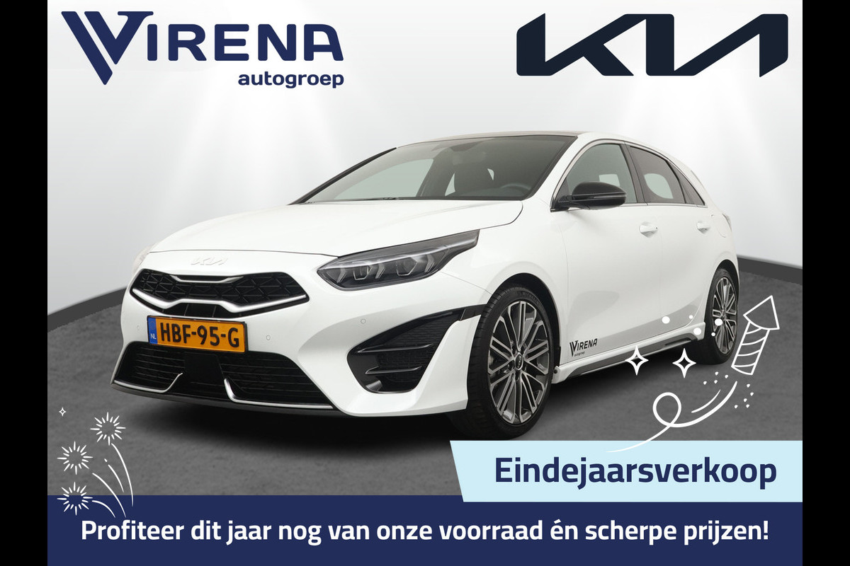 Kia Ceed 1.5 T-GDi GT-PlusLine - Automaat - Rijdende Demo Automaat - Stoel/Stuurverwarming - Adaptief Cruise Control - Navigatie - Climate Control - Fabrieksgarantie Tot 2032