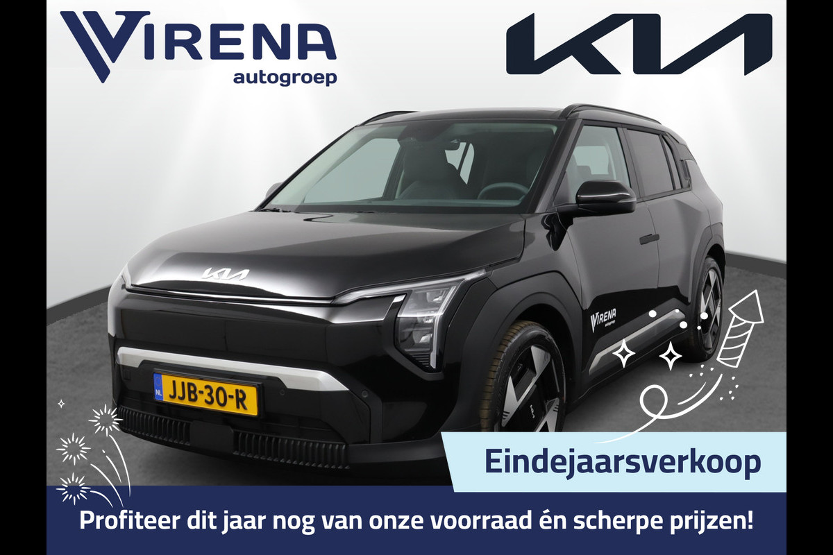 Kia EV3 Plus Advanced 81.4 kWh - Demo Automaat - Prijs incl. Inruilpremie - Schuif-/kanteldak - Stoel-/stuurverwarming - Blind Spot - Navigatie - Fabrieksgarantie tot 2032