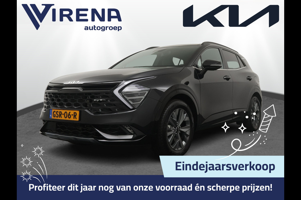 Kia Sportage 1.6 T-GDi Hybrid GT-Line Apple Carplay/Android Auto - Cruise Control - Dodehoekdetectie - Panorama Dak - Navigatie - Stuur/Stoelverwarming - Fabrieksgarantie tot 11-2031