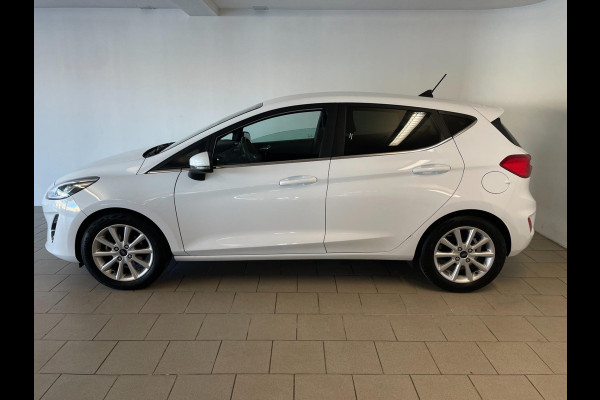 Ford Fiesta 1.0 EcoBoost Titanium AIRCO CLIMA NAVI VIA APP BLUETOOTH SCHERM PRIVACYGLAS VELGEN PDC ZEER NETTE AUTO