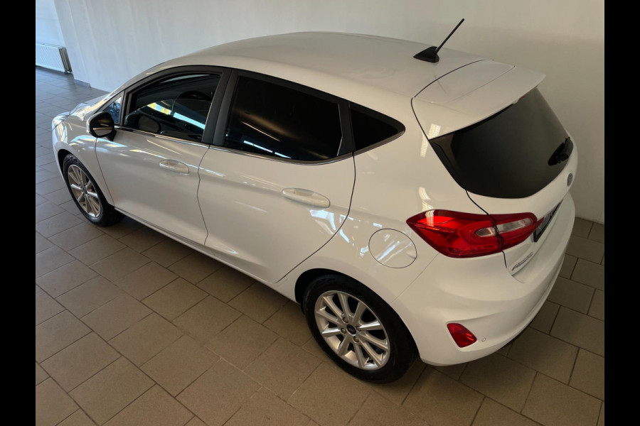 Ford Fiesta 1.0 EcoBoost Titanium AIRCO CLIMA NAVI VIA APP BLUETOOTH SCHERM PRIVACYGLAS VELGEN PDC ZEER NETTE AUTO