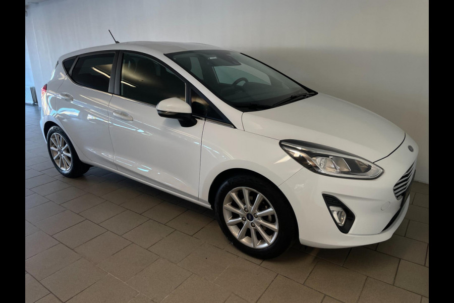 Ford Fiesta 1.0 EcoBoost Titanium AIRCO CLIMA NAVI VIA APP BLUETOOTH SCHERM PRIVACYGLAS VELGEN PDC ZEER NETTE AUTO